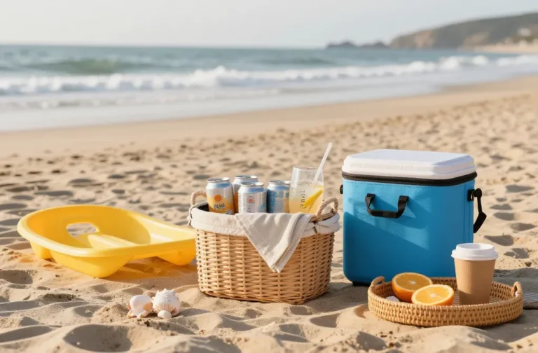 12 Coastal Picnic Drink Stations That Stay Cold and Cute Today