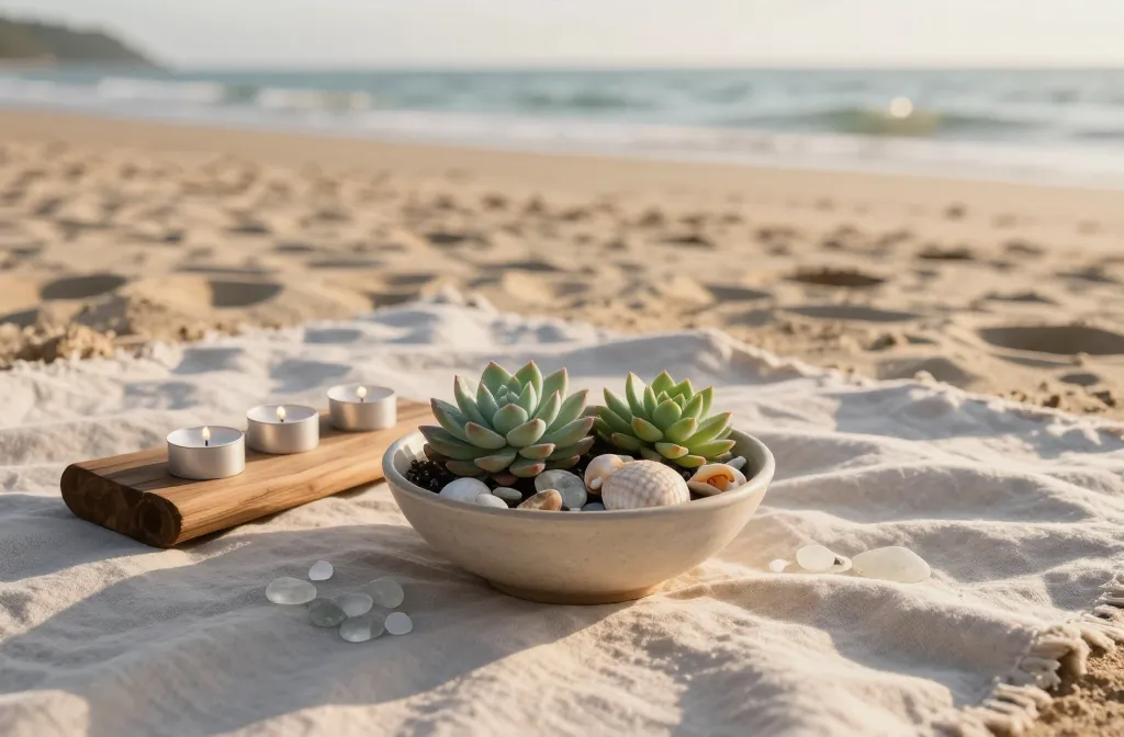 Steal These 10 Beach-Friendly Picnic Centerpieces (Low, Wide, Heavy Base)