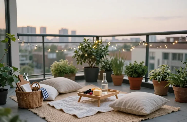 Dreamy 9 Cottagecore Picnic Ideas for Small Balconies (Indoor/Outdoor Crossover)