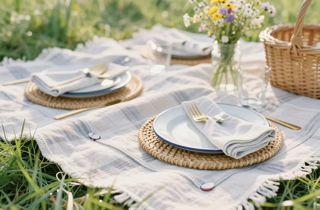 Viral Guide 13 Cottagecore Picnic Place Settings That Don'T Slide on Blankets