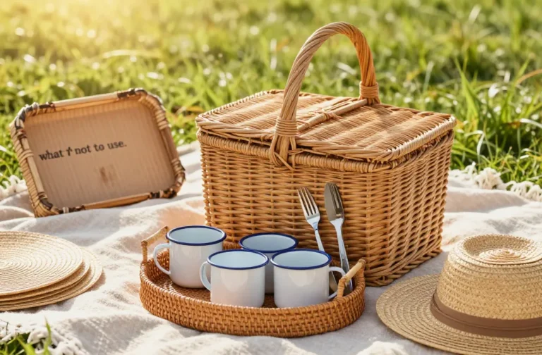 Thrifted Picnic Decor Finds: What'S Safe Outdoors Vs What Will Rust/Warp Guide