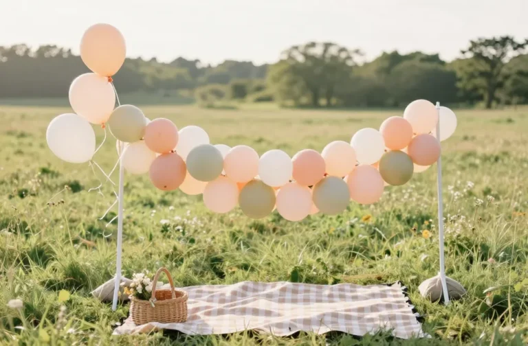 Picnic Balloon Garland Outdoors: How to Keep It From Becoming a Kite Hack