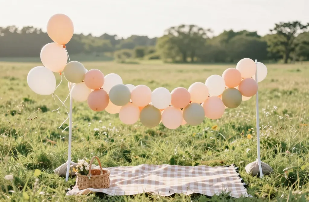 Picnic Balloon Garland Outdoors: How to Keep It From Becoming a Kite Hack