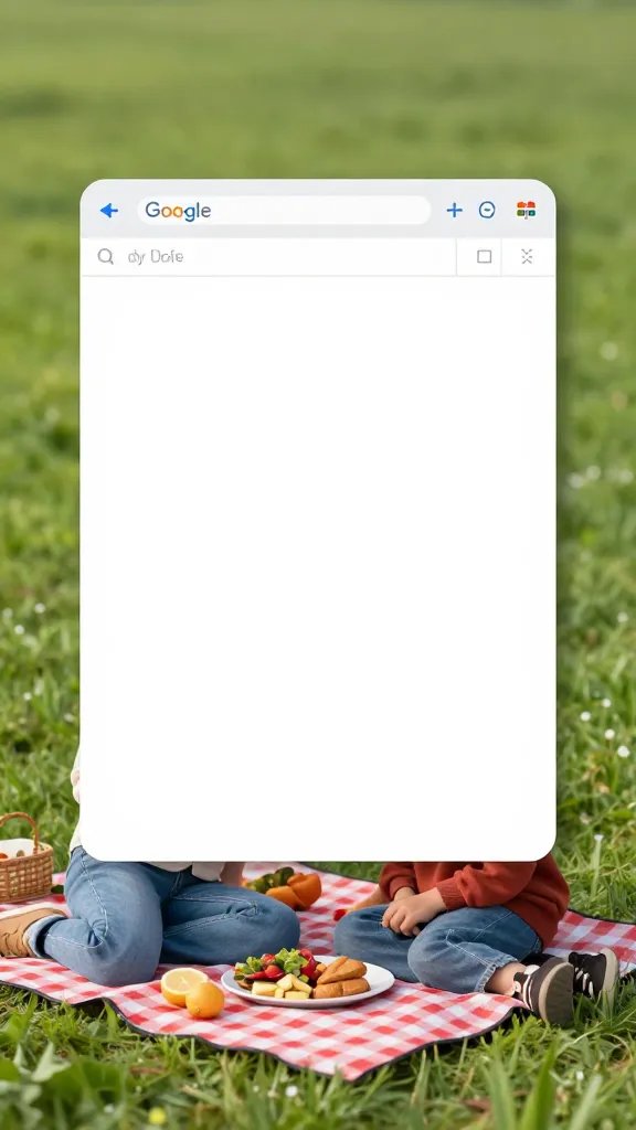 single picnic date field filled in Google Doc, closeup