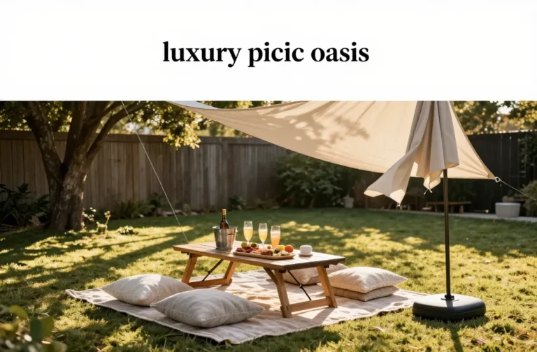 The Secret to How to Choose a "Luxury Picnic Oasis" Location in Your Own Backyard