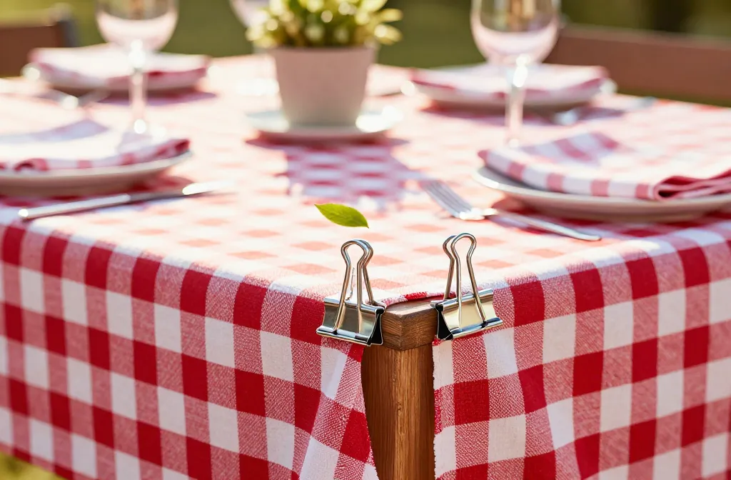 Windproof Your Picnic: How to Use "Tablecloth Clips" to Keep Your Setup From Blowing Away