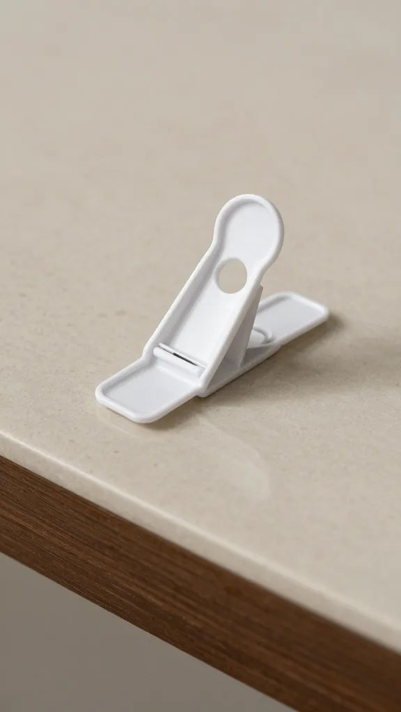adjustable plastic tablecloth clip on resin tabletop