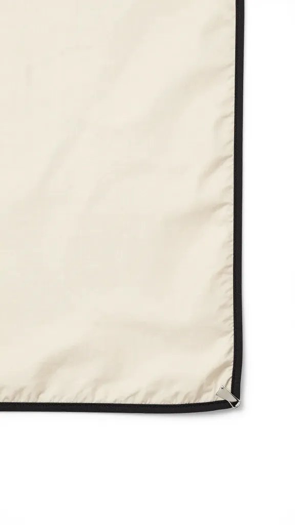 flat picnic blanket corner with weighted clip detail