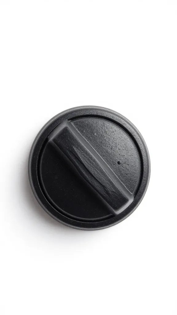 single patio heater control knob set to medium flame