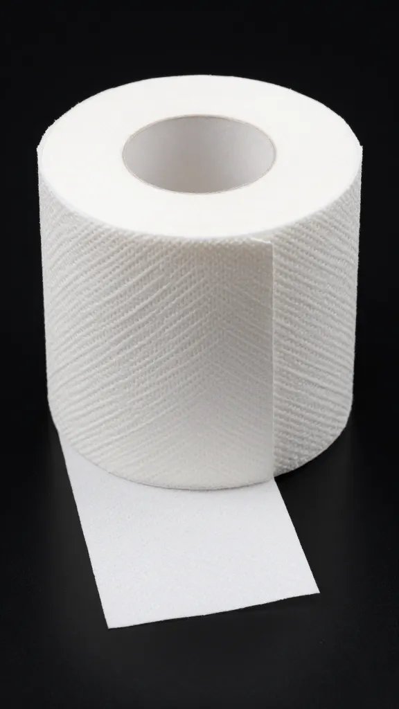 toilet paper tube strip sized to