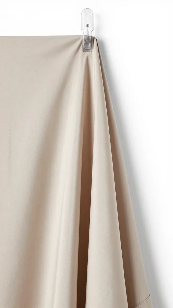 chiffon runner corner weighted by hidden clear command hook