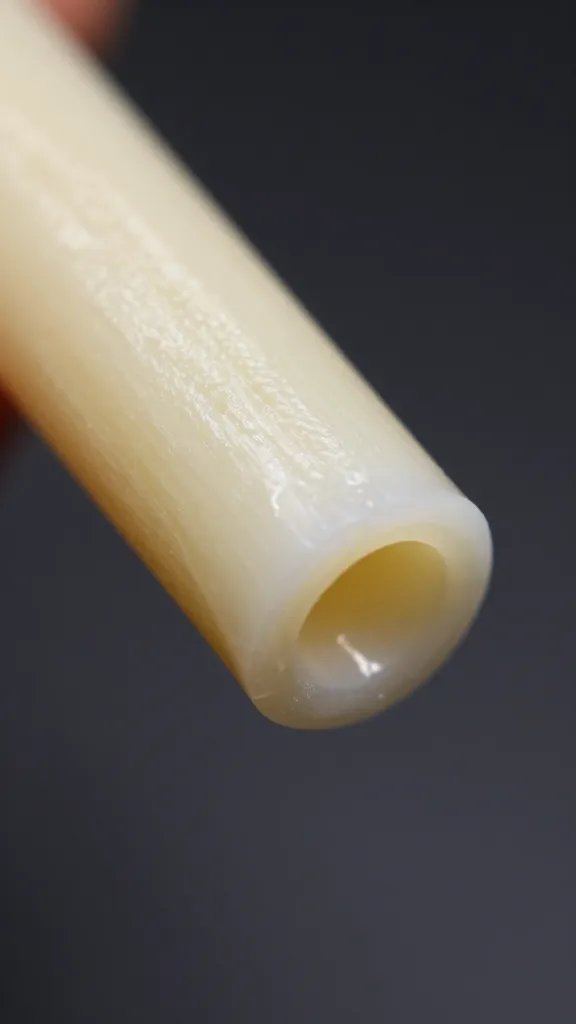 macro of cleanly trimmed rope end sealed with glue