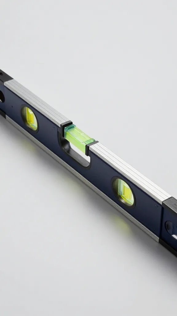 straight-edge level on pallet edge, checking warp