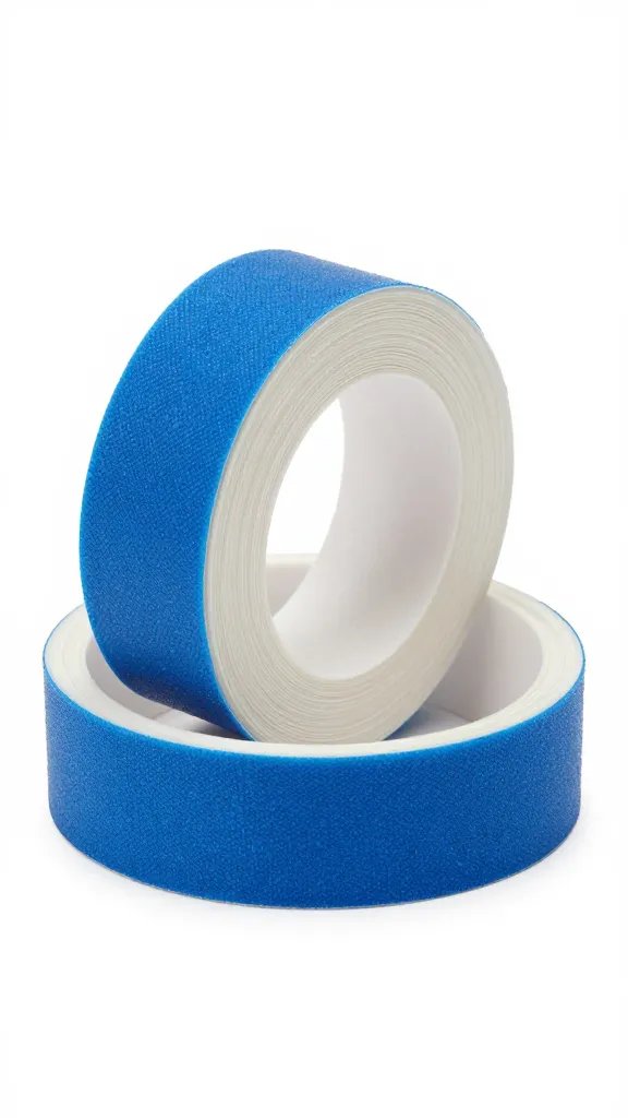 wristband roll in company colors, single loose band foreground