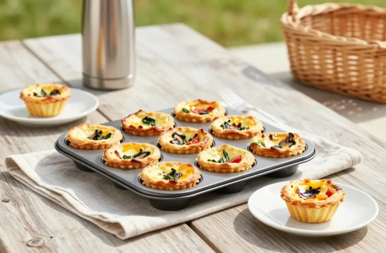 Individual Mini Quiches: the Perfect Portable Picnic Protein Recipe