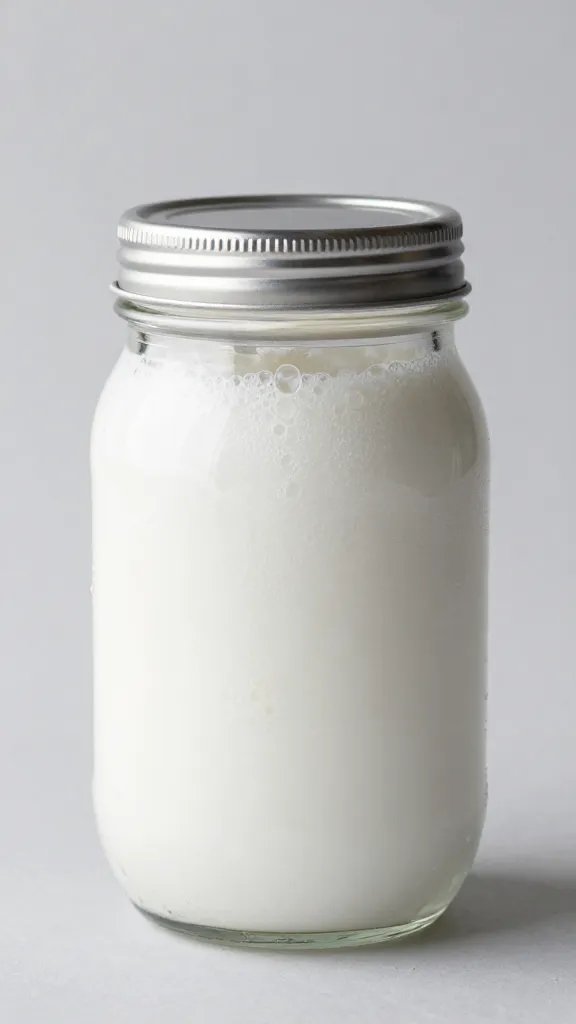 mason jar with tight lid for cold foam shaking