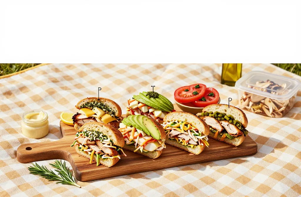 Viral Picnic Hacks "Leftover Rotisserie Chicken": 5 Easy Picnic Sandwiches to Make in Minutes