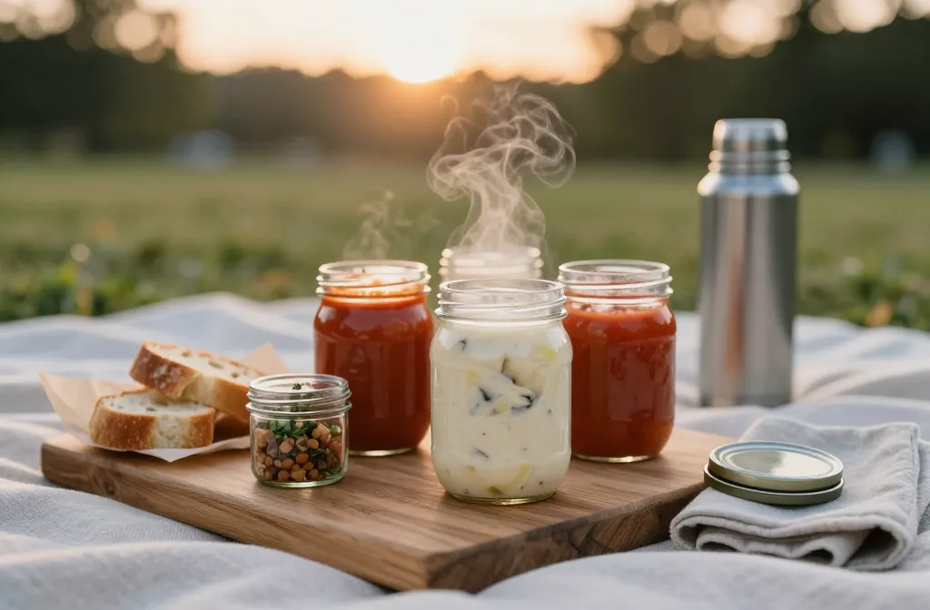How to Serve Clam Chowder and Soups in Jars for a Cozy Picnic Tonight