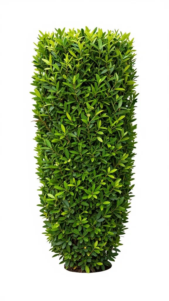 knee-high boxwood edging, crisp trimmed top