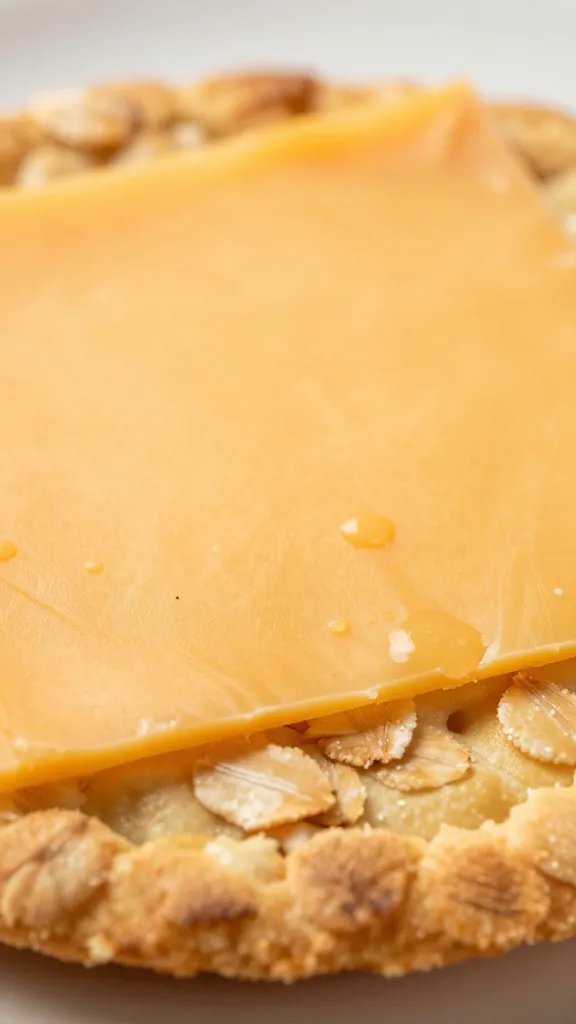 Oatcake topped with Scottish cheddar, macro