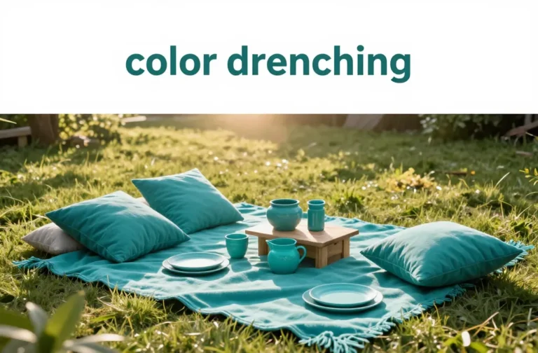 The Secret to How to Use "Color Drenching" to Create a Cohesive Picnic Space