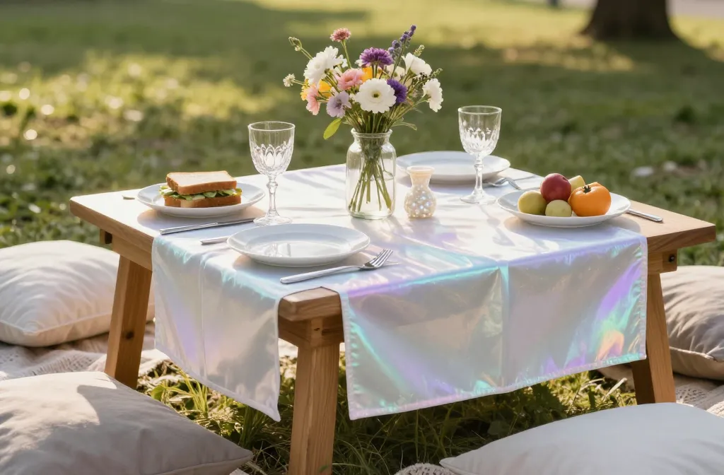 Viral Guide: Incorporating "Extra Celestial" Opalescent Elements Into Picnic Decor
