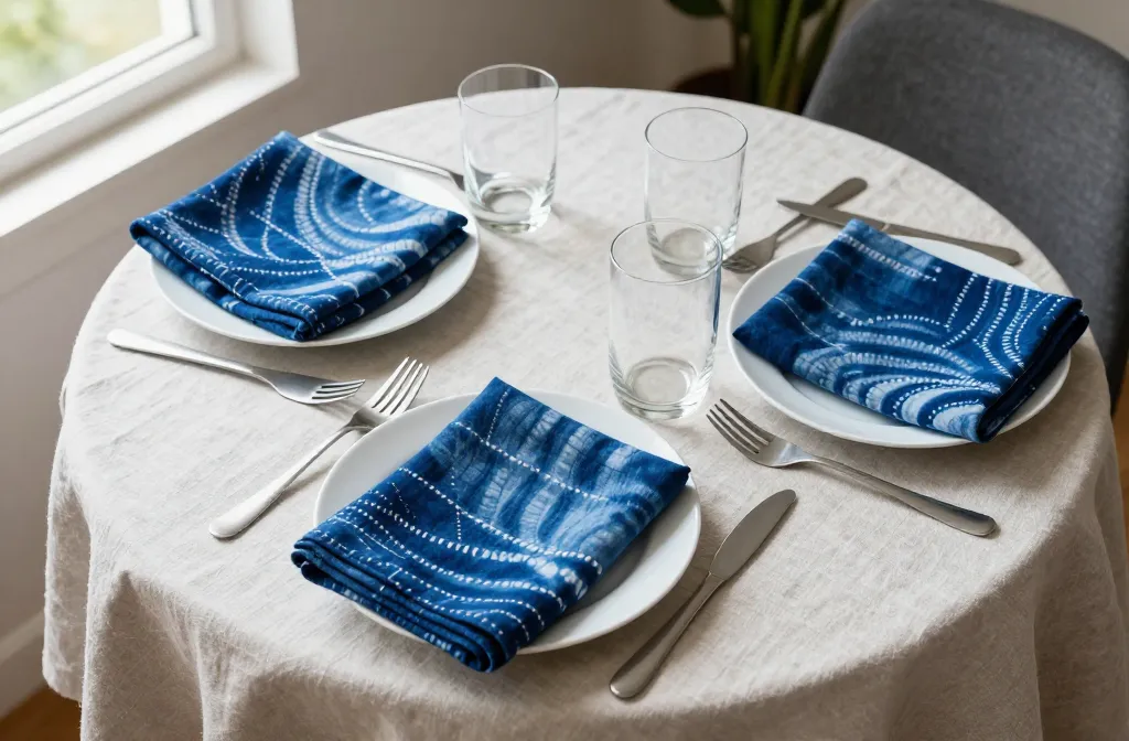 Adire Fabric Napkins: Bringing West African Luxury to Your Table Now
