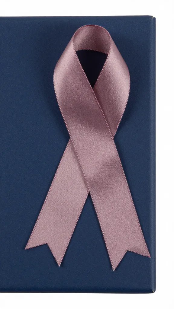 faded mauve silk ribbon on navy crate corner