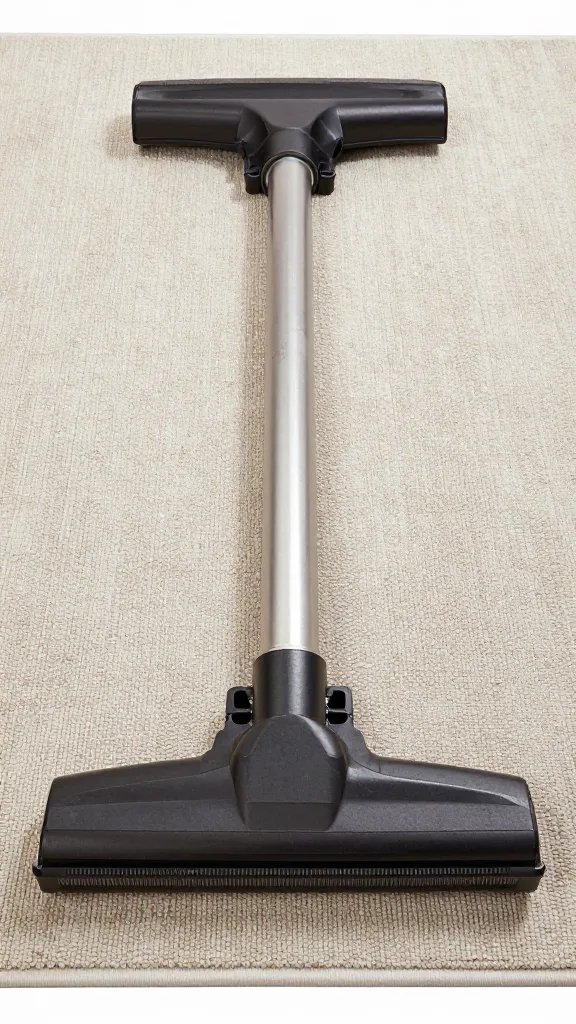 vacuum lines on 5x7 rug, clean texture detail