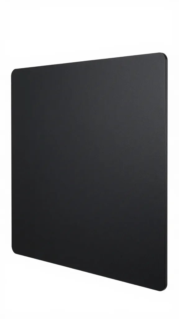 matte black privacy screen panel, shallow depth of field