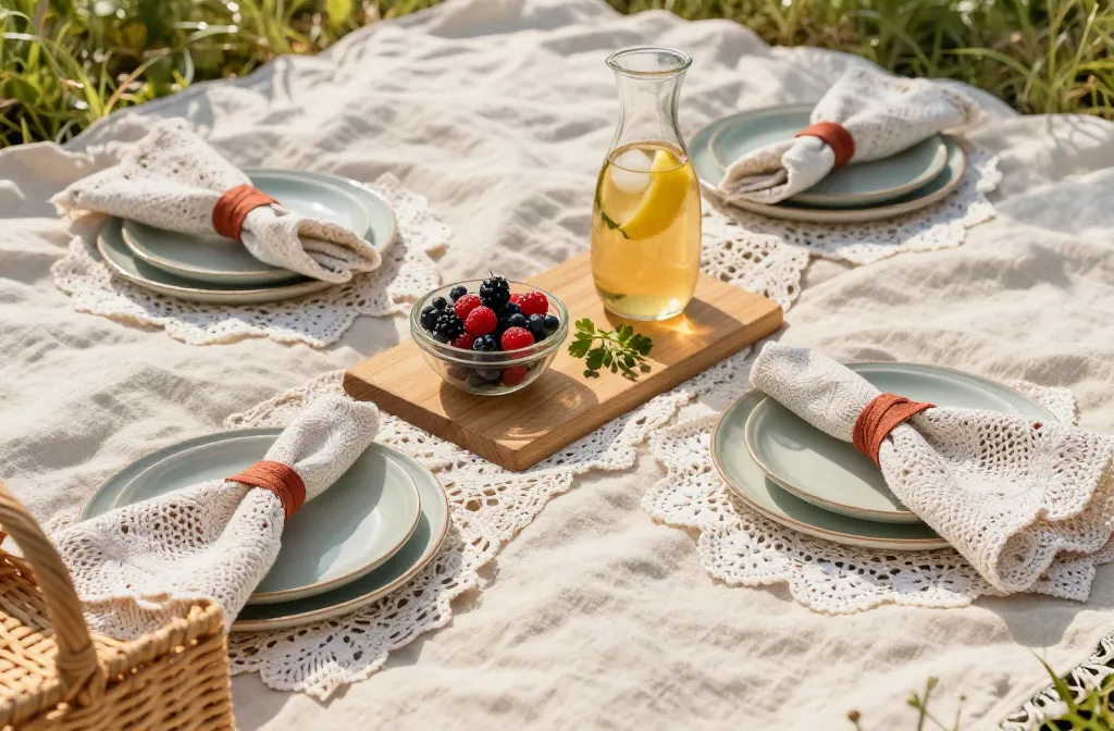 Picnic Glow Up "Laced Up": Incorporating Doilies and Crochet Into Your Picnic Aesthetic
