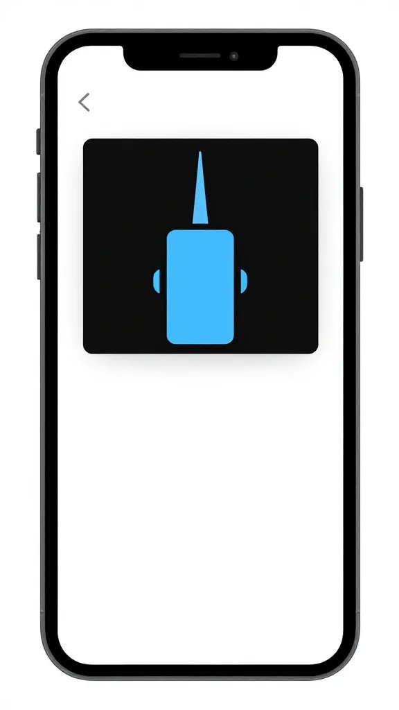 single noise meter app on smartphone screen