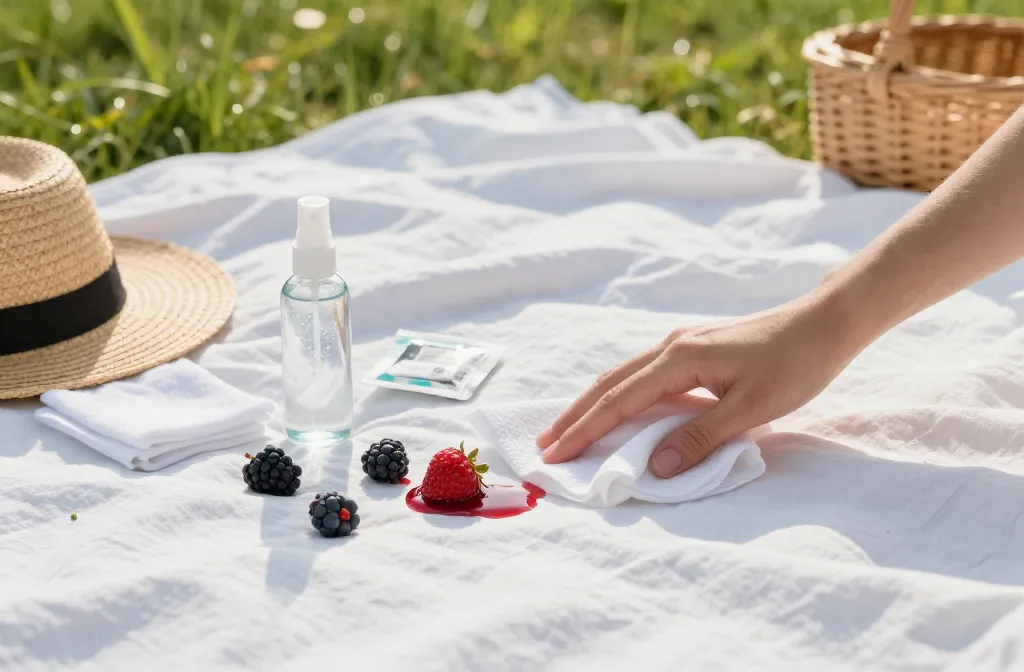 How to Handle Spills on a White Picnic Blanket Like a Pro Fast