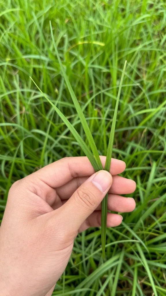 hand testing grass for dampness before blanket placement