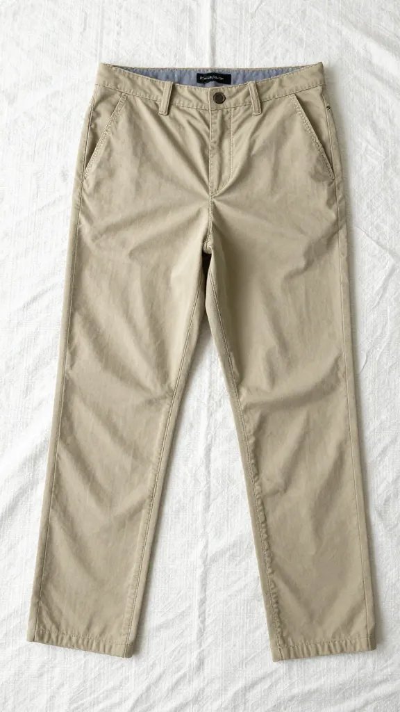 tailored chinos knee crease smoothed on picnic blanket