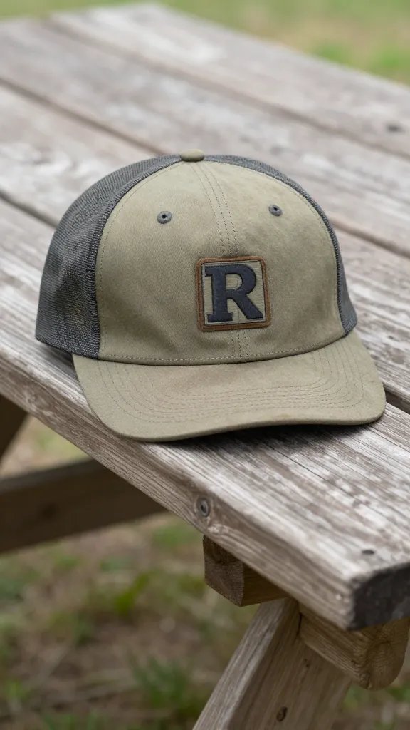 ranger hat resting on wooden picnic table