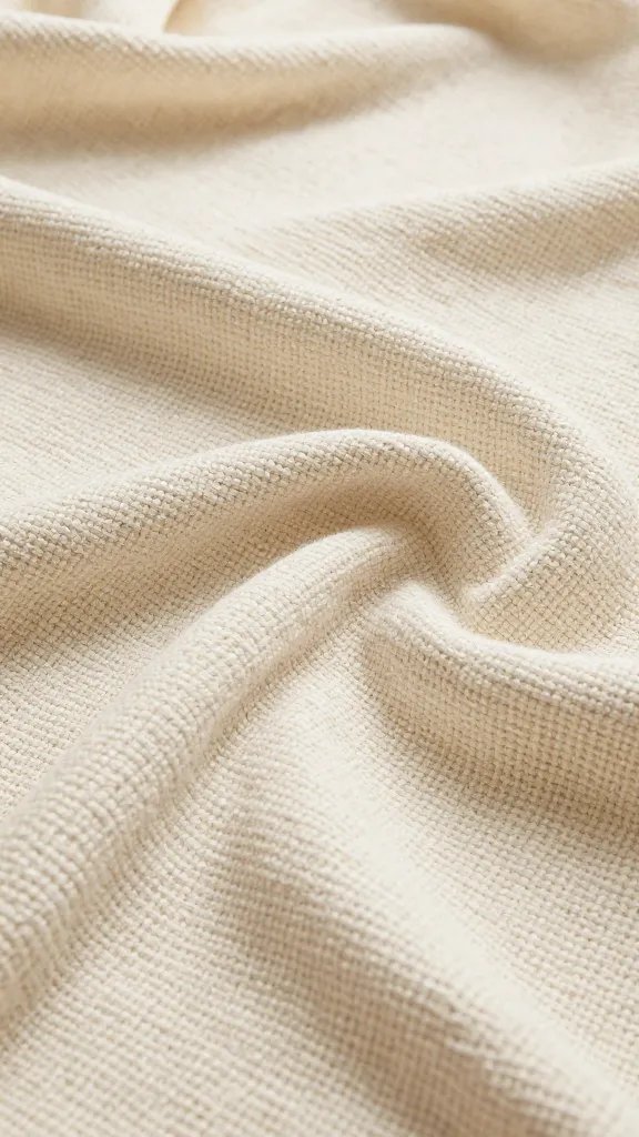 thick woven picnic blanket texture in soft morning light