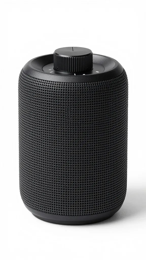 compact bluetooth speaker with bass knob turned down