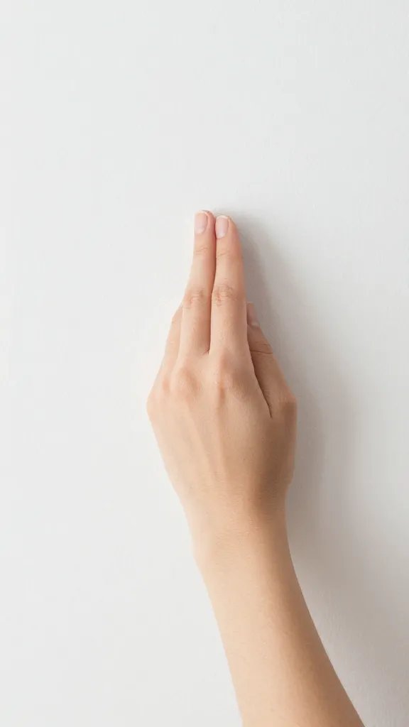 hand cupping ear against shared apartment wall