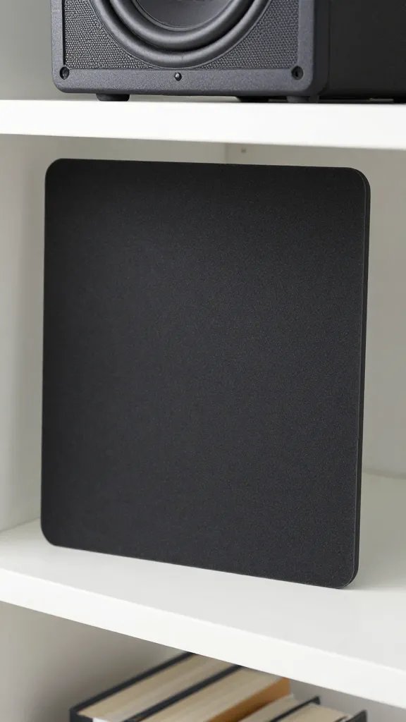 rubber isolation pad under bookshelf speaker