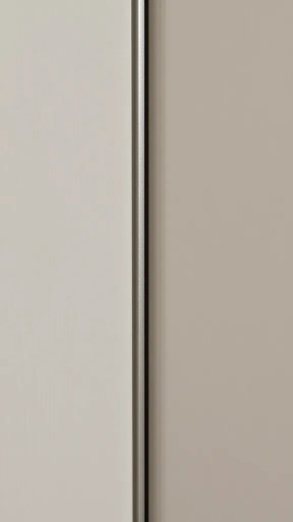 apartment door gap seal strip in close detail