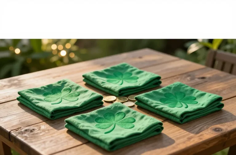 Viral Trick the "Lucky 3 Leaf Clover" Fold for St. Patrick’S Day Garden Parties