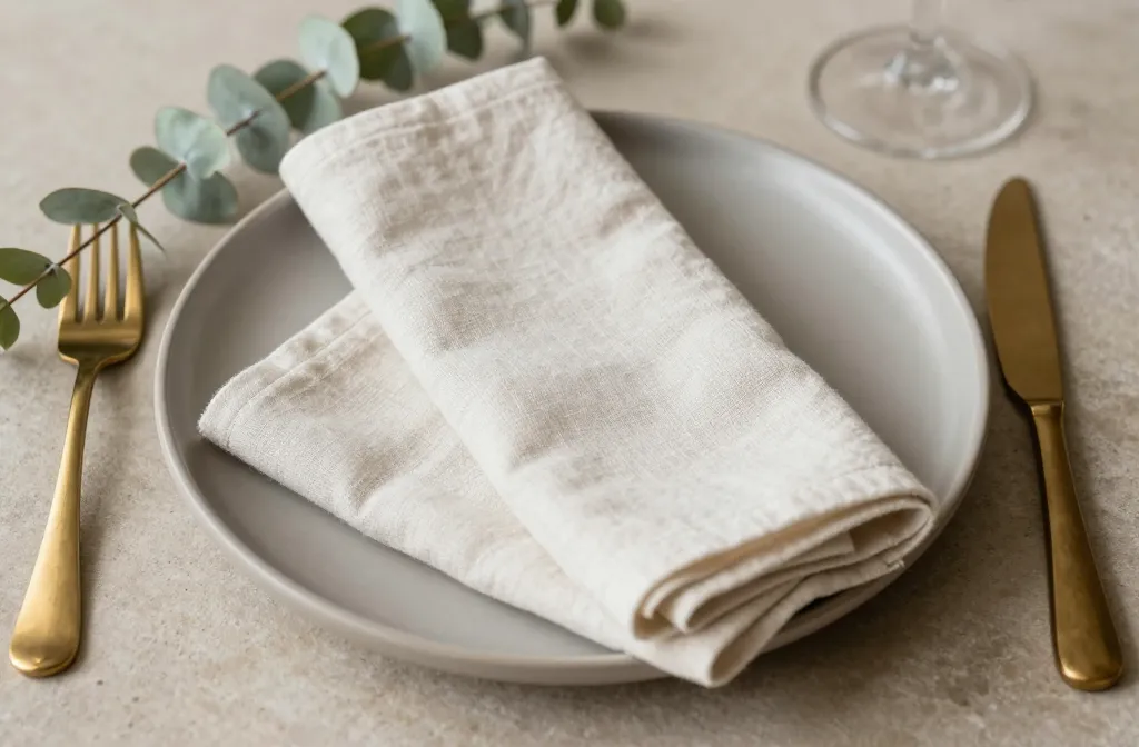 The Secret to How to Create a Layered Napkin Look Using Contrasting Textures