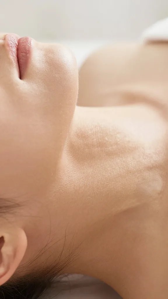 closeup wrinkle releasing under warm airflow