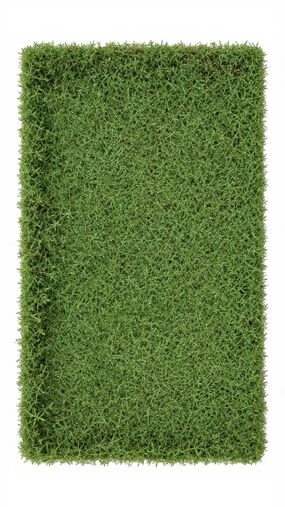 tiny thyme mat forming precise outer fold edge