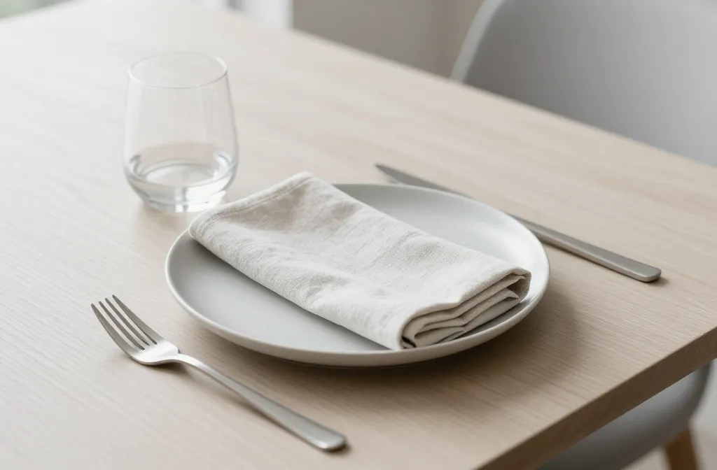 The "Diamond" Fold: Sprinkling Glamour Onto a Minimalist Table Secrets