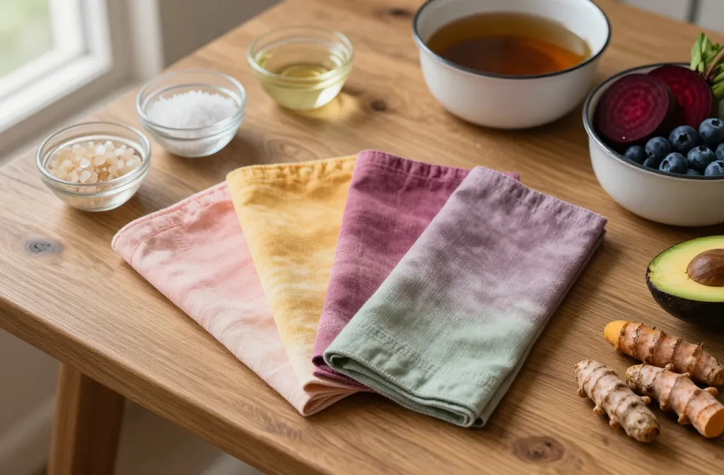 The Secret to How to Dye Your Own Cotton Napkins Using Natural Fruit and Vegetable Pigments