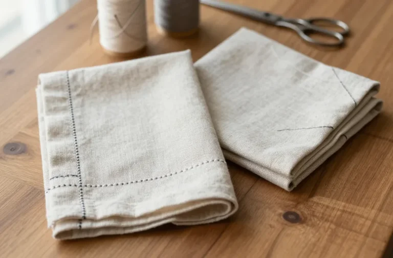 Mastering the Best Edge Finishes for Napkins: Hemstitching Vs. Mitered Corners