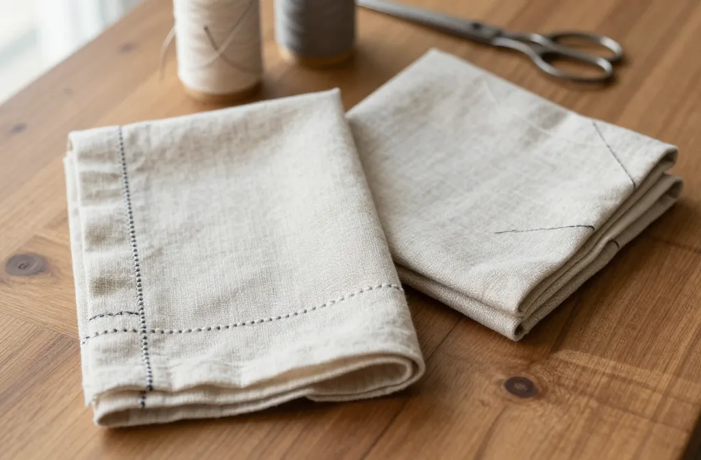 Mastering the Best Edge Finishes for Napkins: Hemstitching Vs. Mitered Corners