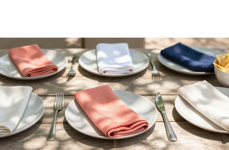 Wow Guests with the "Pinwheel" Fold: Adding Movement to Your Picnic Tablescape